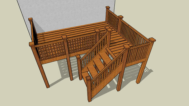 Decking project 摇篮 椅子 桌子 书桌 杂物筐