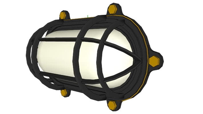 壁灯 草图大师模型
