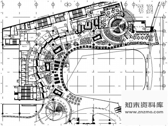 施工图沈阳甲级事务所设计美食快餐广场施工图含效果图