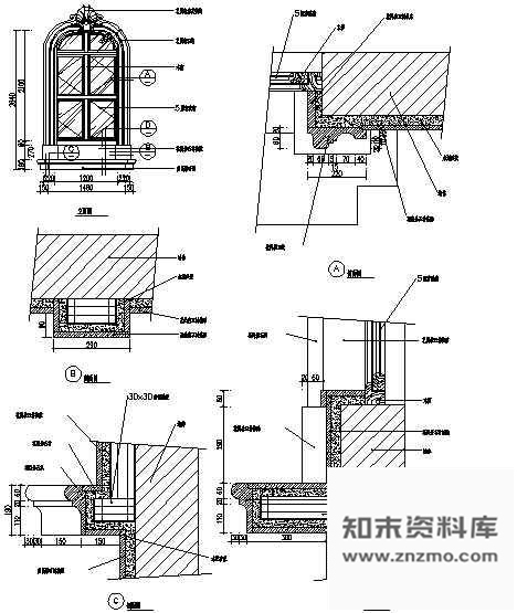 图块/节点欧式窗