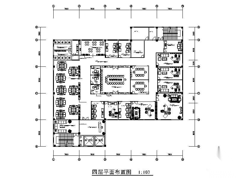 某办公室装修设计装修图（含效果）