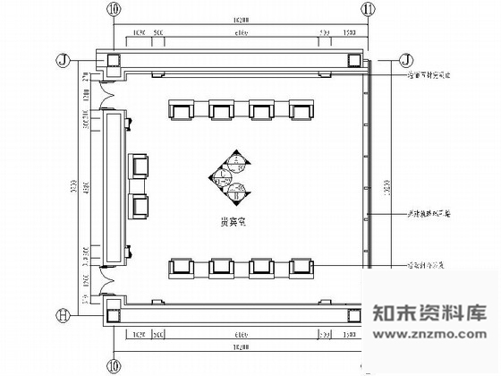 施工图天津某图书馆部分室内装修施工图含方案
