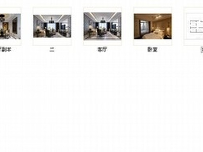 [河北]毗邻商圈高端花园小区简欧新古典风格三居室装修图... 平层