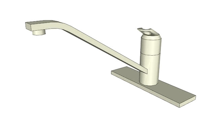 水龙头 草图大师模型