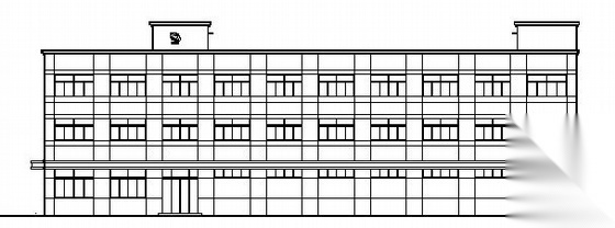 某三层公司宿舍楼建筑方案图