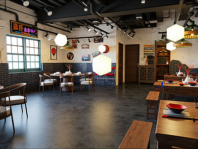 现代快餐店