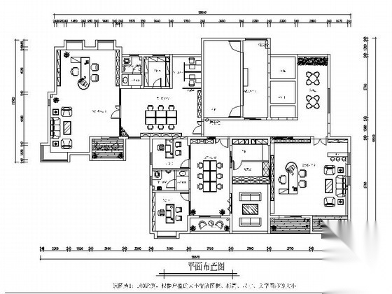 [浙江]管理公司现代风格办公室室内装修施工图（含效果）