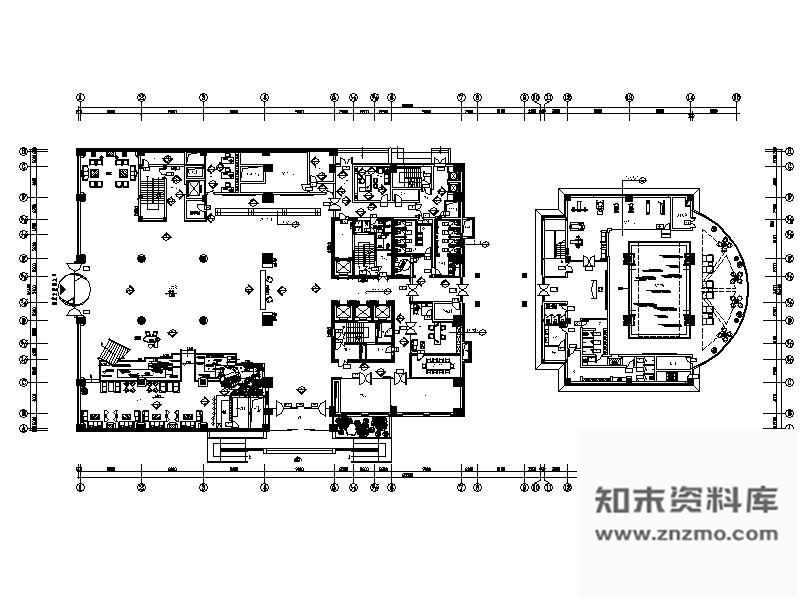 施工图山西某国际大酒店装修图(含效果)