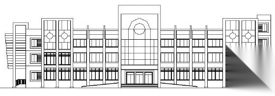 某三层办公大楼建筑施工图