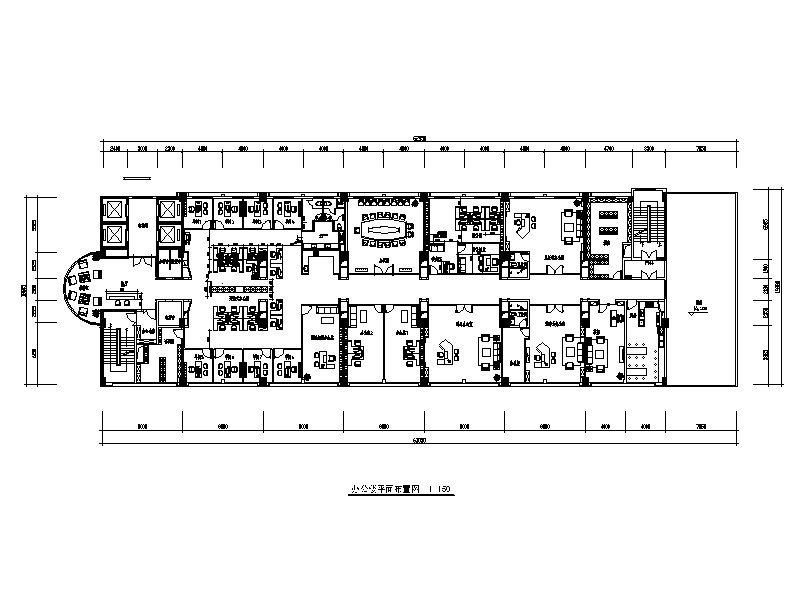 [湖北]某矿业集团现代风格办公楼设计施工图(含效果图...