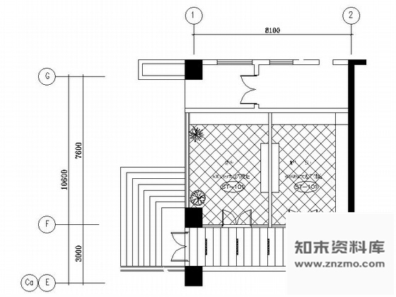 施工图成都五星级豪华酒店花店及精品书店装修施工图