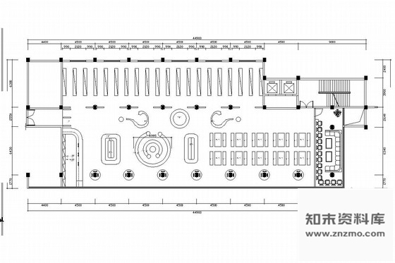 施工图福建重点实验小学图书馆室内装修图含实景图