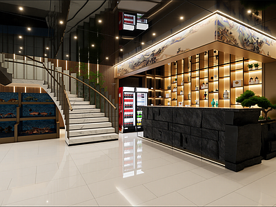 新中式酒店大堂