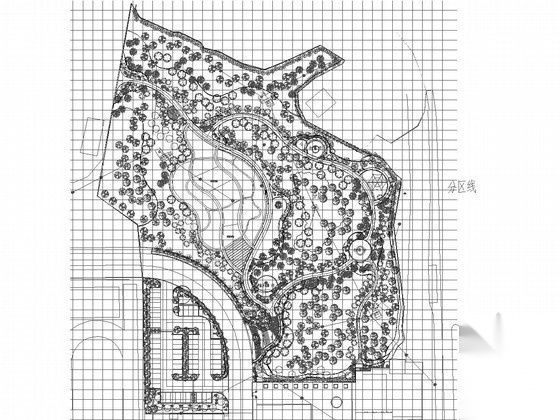 [北京]知名小学校园环境景观规划施工图 校园景观