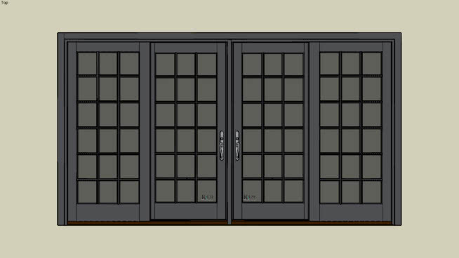 科尔比超花园AEL GO4-120 66（F.S. 11’- 10 3/8“X 6”-7 15/16“R.O 11”-10 7/8“x 6”8 8） 日式木障 纱窗 滑动门 键盘 监狱