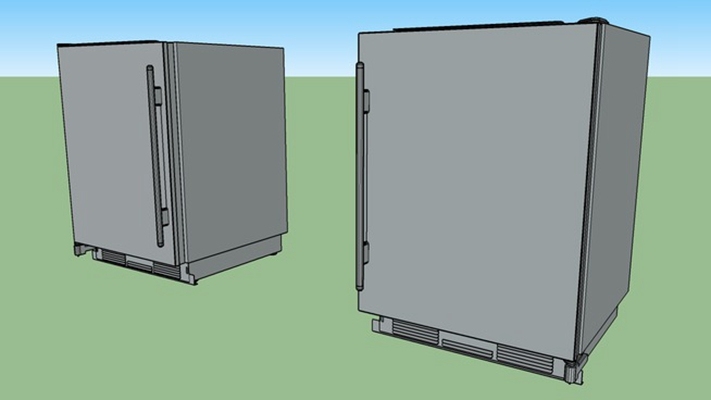 冰箱 草图大师模型
