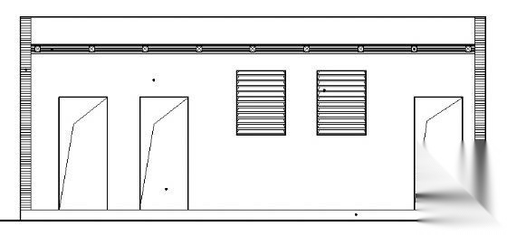 某公厕建筑方案图3