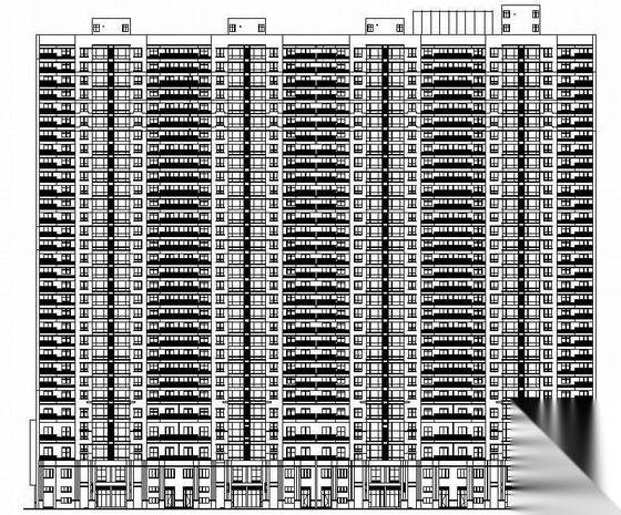 [洛阳]某三十一层商住楼建筑结构施工图