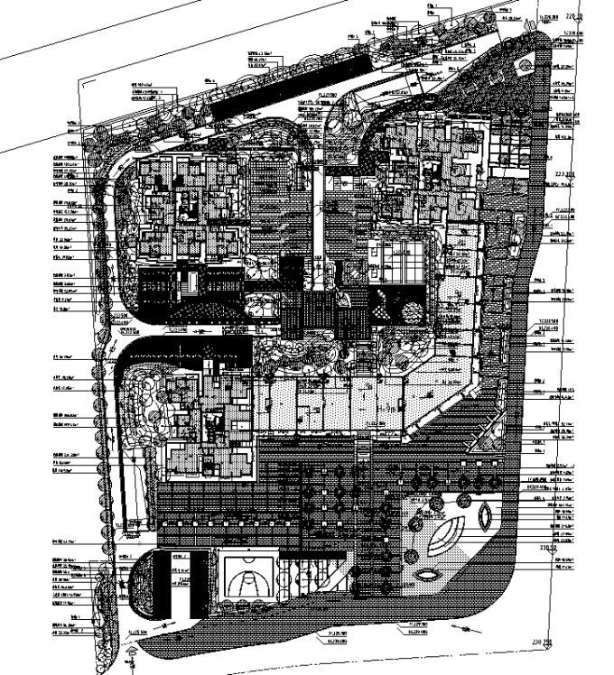 [重庆]低碳工业园区高端住宅景观设计全套施工图（2016最... 居住区景观