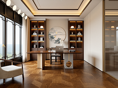 新中式书房
