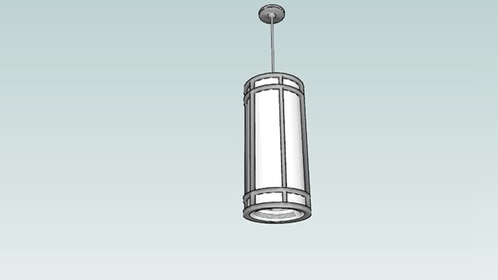 吊灯 草图大师模型