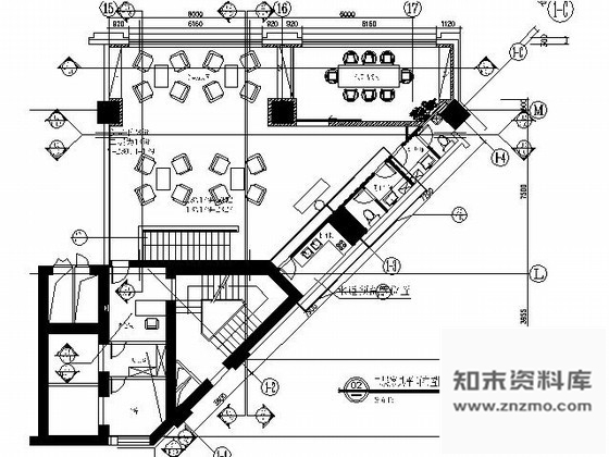 施工图北京某双层品牌茶馆施工图