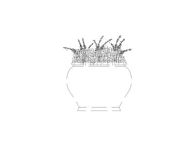 摆件 植物图块