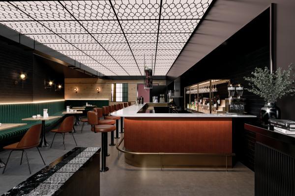 工业风咖啡休闲厅