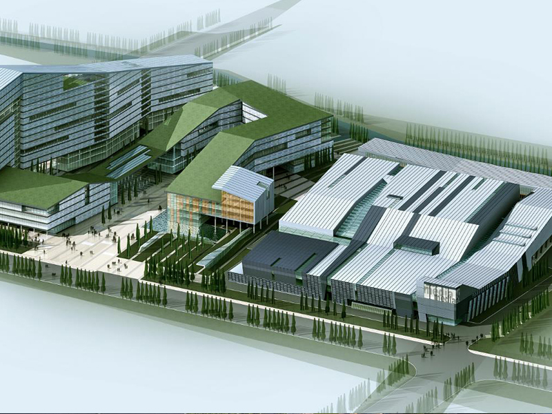 [江苏]南京创业产业园印刷业建筑设计方案文本（CAD+SU+...