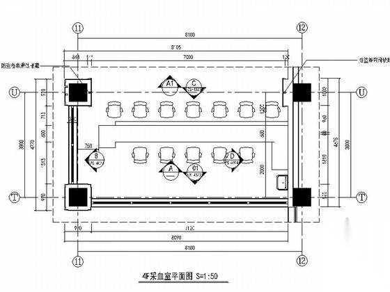 [吉林 ]某四层医院室内装修施工图