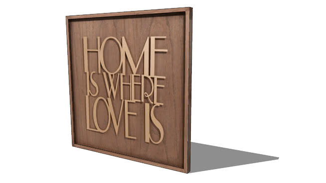 木制表50×50 Cm Home is where Love is，ref：161989，价格：39.99 . 书 垃圾箱 纸盒箱 板条箱（木箱）
