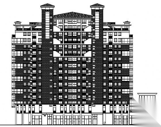 [南通]某十六层框剪结构住宅楼建筑结构施工图