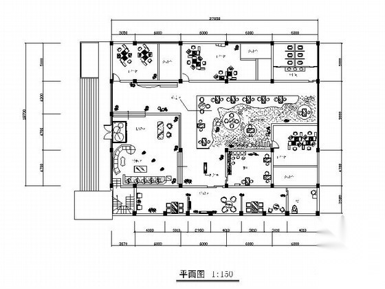 形象设计工作室装修设计图 工装空间