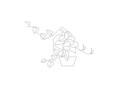 种绿植盆栽图块 植物