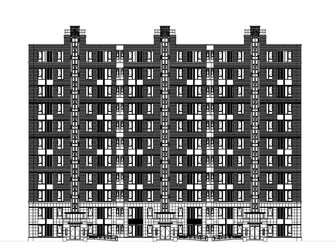 [上海]乐都欧陆风格居住区建筑施工图设计（CAD）