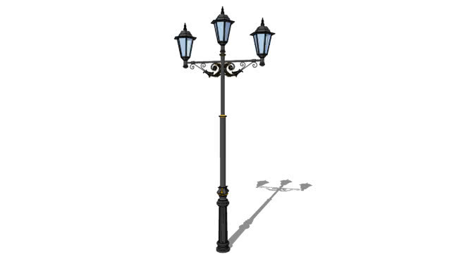 A-09-3号路灯，3个等离子体/Streetlight A-09-3，3个例子。 其他 台灯 雨伞 圆规