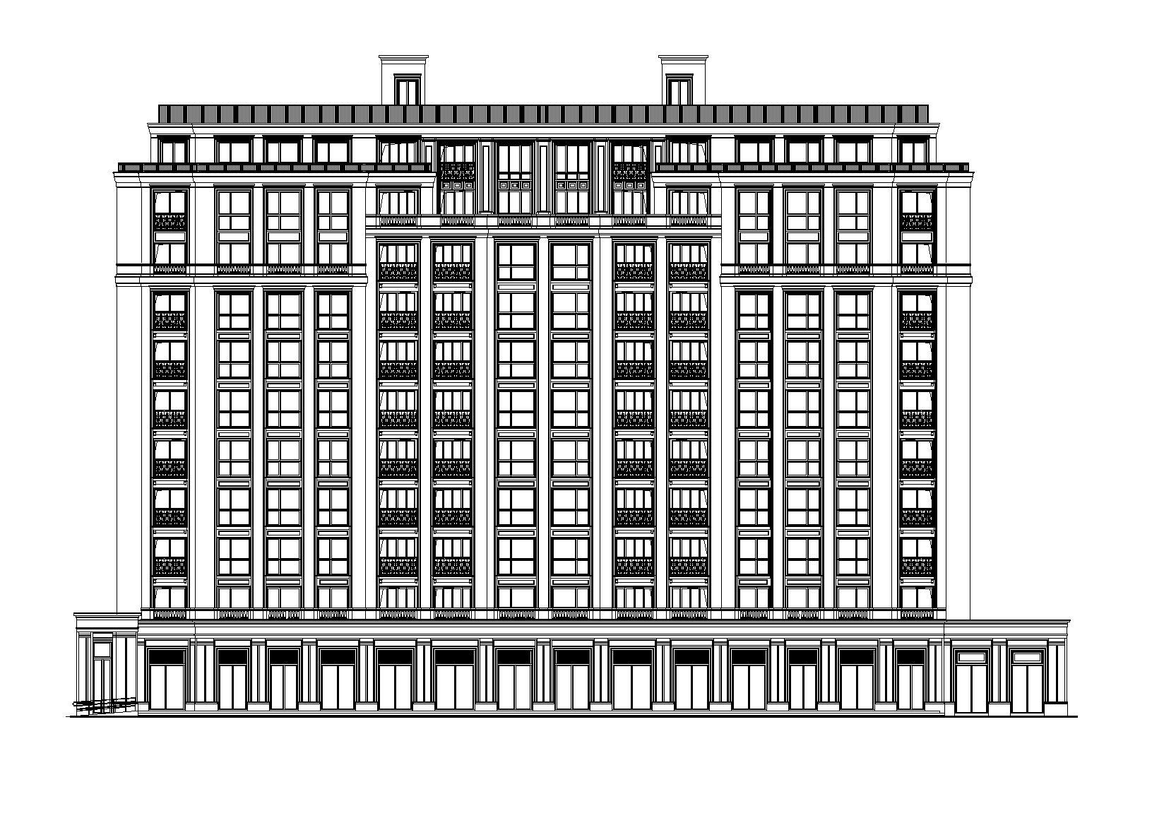 [广东]锦园华庭高层居住小区住宅楼及节点大样施工图（...