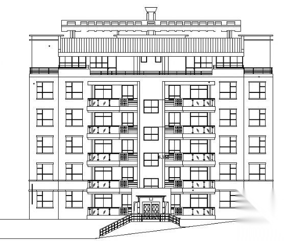 某六层住宅楼群建筑施工图