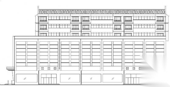 [洛阳]某六层底商住宅楼建筑施工图纸