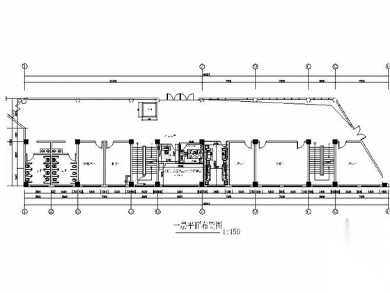 [重庆]开发公司现代风格办公楼室内装修设计改造施工图