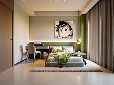 意式男孩房