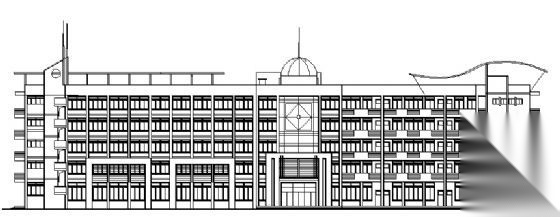 某中学五层教学实验楼建筑施工图