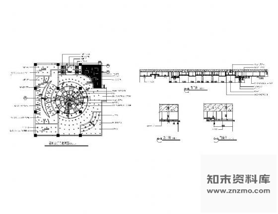 图块/节点装饰造型顶详图3