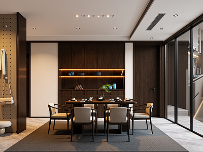 新中式家居餐厅