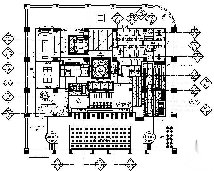 [广州]某国际公寓住宅会所施工图