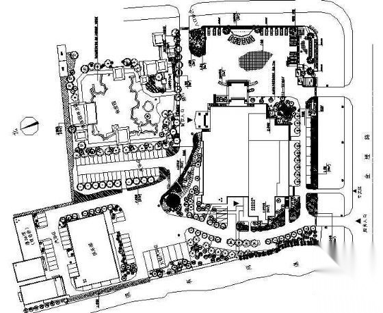 苏州某国际酒店环境景观施工图 商业景观
