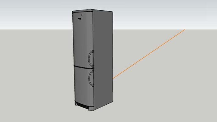 冰箱 草图大师模型