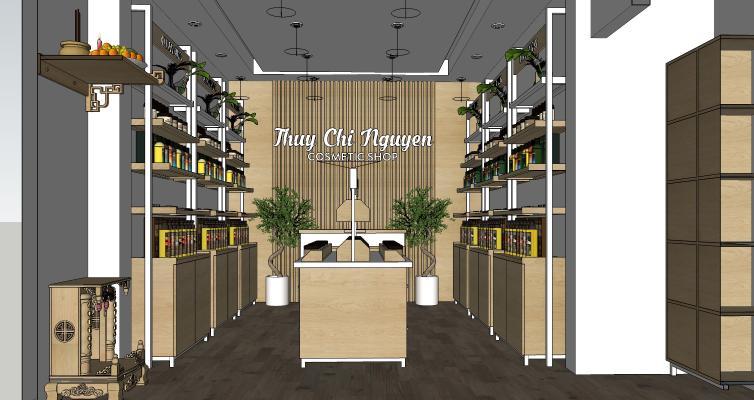 北欧风格超市 商店 店面 专卖店