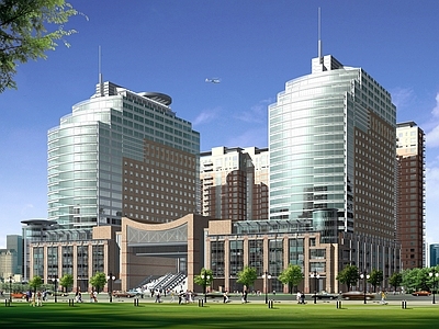 白天城市外景