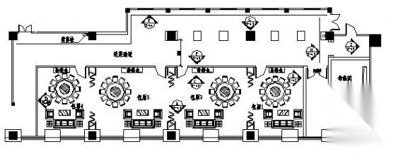 武夷山酒店宴会厅装修竣工图